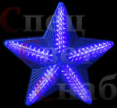 Светодиодная Звезда Синяя  50см Пластик