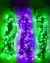 Гирлянда Клип лайт "Спайдер-Супер" фиолетово-зеленый 3 х 20 м Постоянное свечение