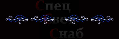 Украшение города к 9 мая. Перетяжка Небесный узор, сине-белый, 8-12м