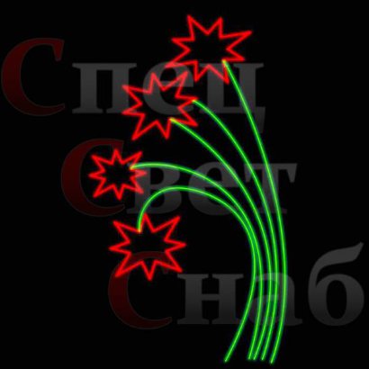 Световая консоль "Букет из звезд"