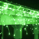 Светодиодная гирлянда бахрома Зеленая 50 x 0,6м IP65
