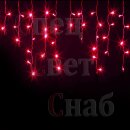 Светодиодная гирлянда бахрома Красная 2 x 0.6 IP65 