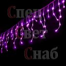 Светодиодная гирлянда бахрома фиолетовая 2 x 0,6 IP65