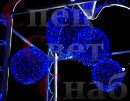 Светодиодная фигура Новогодний шар 1м Синий