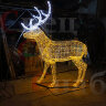 Фигура уличная световая "Олень Благородный" 2.1м