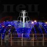 Световой фонтан Бело-синий 6 x 6 x 4 м