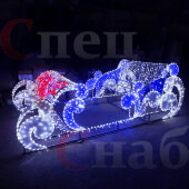 Новогодние сани светодиодные 3м