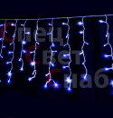 Светодиодная уличная бахрома 3*0,9 м. LED 232. Синее свечение. СПП.