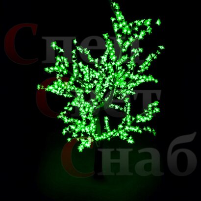 Светодиодная сакура Зеленая 1,5м
